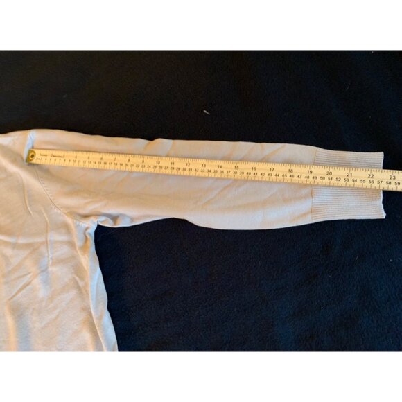 Grace Beige Open Front Cardigan Sweater Size Large Rayon Nylon Womens - Picture 6 of 8